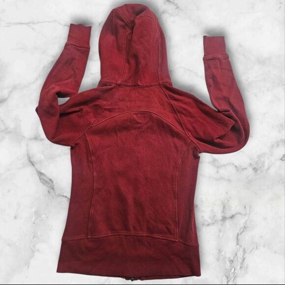Lululemon Size 4 Red Scuba Full Zip - Picture 4 of 5